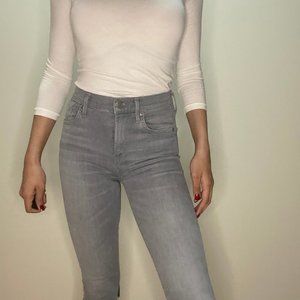 AGolde Hi Rise Skinny Crop